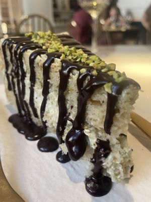 Pistaccio cake  at Choose in Madrid