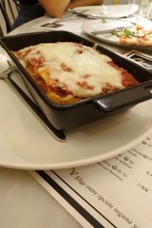 Lasagna at Choose in Madrid