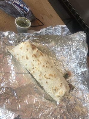 Vegan combination burrito  at Browns Bar B Q  in Midland