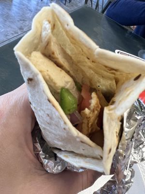 Vegan Gardein fajita wrap  #Veganuary at Browns Bar B Q  in Midland