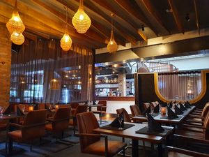 dining area at Unikat in Cuxhaven