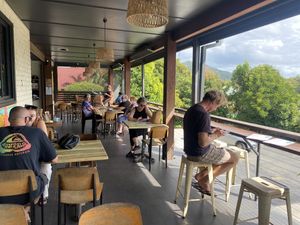 Beautiful location and setup  at Nourish Cafe & Grocer in Valla Beach