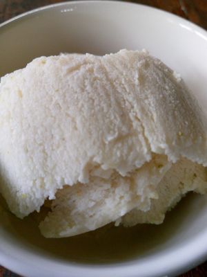 Coconut Nice Cream  at Secret Garden in Mompiche