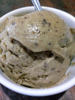 Mint Choc-Chip Nice Cream at Secret Garden in Mompiche