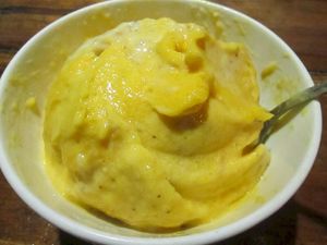 Mango Nice Cream  at Secret Garden in Mompiche