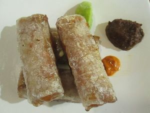 Spring Rolls at Secret Garden in Mompiche