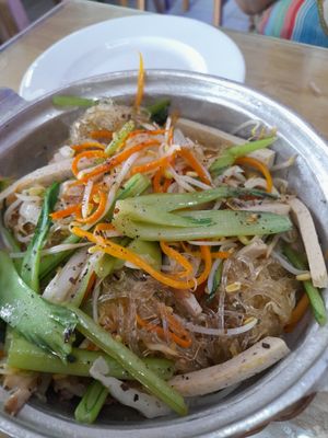 Sticky glass noodles at Yen Phuong in Ho Chi Minh City