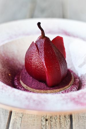 Pear and hibiscus  at Zakwasownia in Gdansk