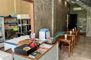 Indoor dining area  at Alam Green Lotus in Ubud
