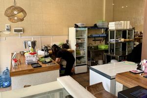 Kitchen  at Alam Green Lotus in Ubud