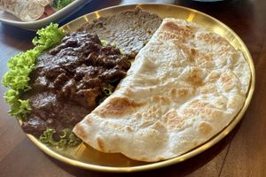 Jungle Rendang with roti 😋  at Alam Green Lotus in Ubud