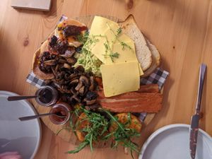 Vegan breaky board (for two) at Settle Gretel in Carrum