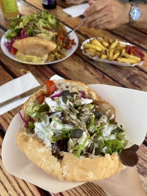 Döner  at Café Gans am Wasser in Munich