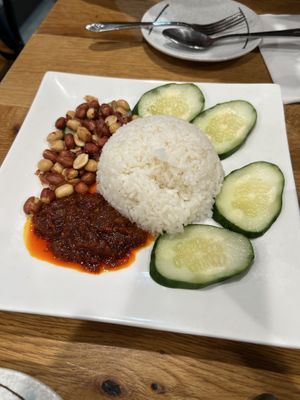   at Happy Veggie Restaurant in New York City