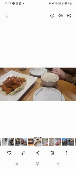  at Happy Veggie Restaurant in New York City