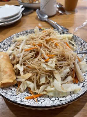 Happy Veggie Rice Noodle  at Happy Veggie Restaurant in New York City