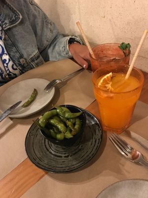 Edamame beans at Habitat in Leiria