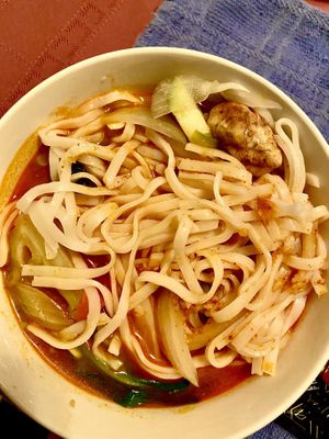 Thai hot pot soup with veggies is amazing and jam packed with flavor! at Ito in Florence