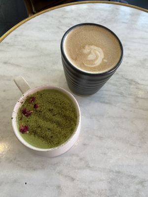 Coffee and Matcha   at BARE - Bites Bowls & Brews in Bowral