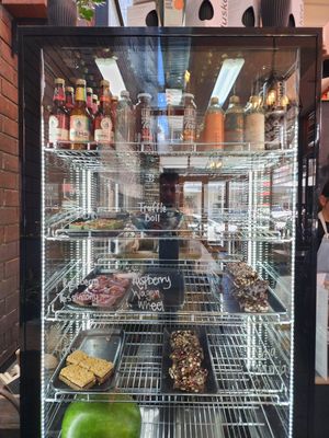 Treat cabinet at BARE - Bites Bowls & Brews in Bowral