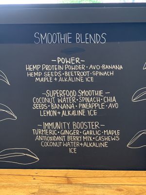 Smoothies  at BARE - Bites Bowls & Brews in Bowral