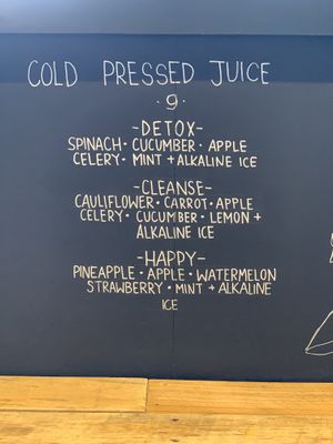Superfood juice  at BARE - Bites Bowls & Brews in Bowral