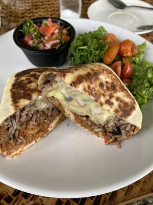 Burrito was bomb! at Indómitos Café & Bar in Uvita