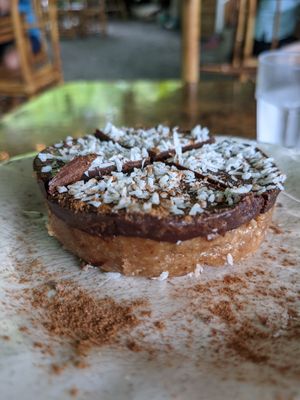 The snickers dessert at Indómitos Café & Bar in Uvita