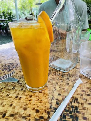 Golden lemonade   at Indómitos Café & Bar in Uvita