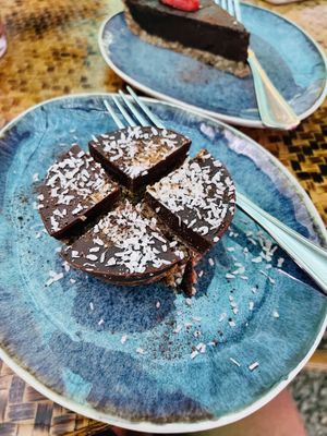 Raw snickers dessert  at Indómitos Café & Bar in Uvita