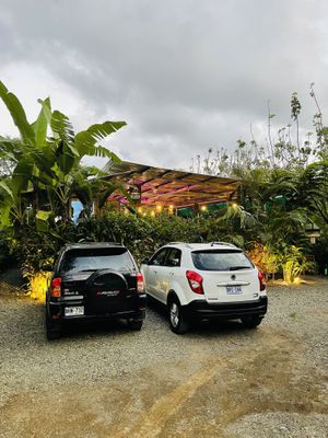 Parking lot   at Indómitos Café & Bar in Uvita