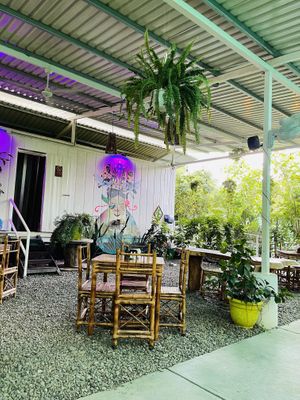 Seating area   at Indómitos Café & Bar in Uvita