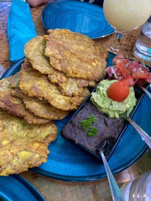 Patacones   at Indómitos Café & Bar in Uvita