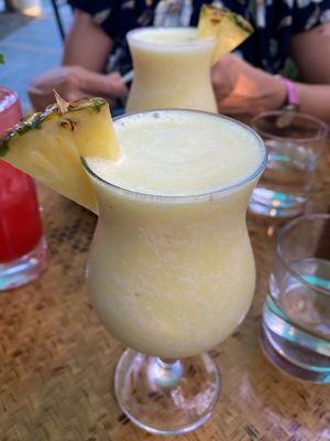 Piña colada   at Indómitos Café & Bar in Uvita