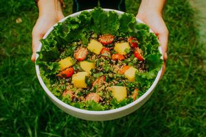 Campesina Salad Bowl at Indómitos Café & Bar in Uvita