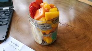 Chía pudding at Indómitos Café & Bar in Uvita