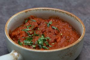 Vegan Lamb Curry at Munch Box by Nidhi in Bangkok