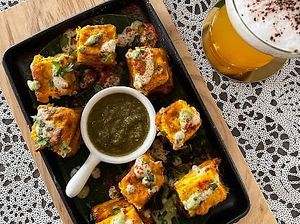 Organic tofu tikka  at Munch Box by Nidhi in Bangkok