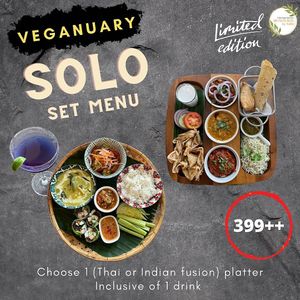 Veganuary promotion  #Veganuary at Munch Box by Nidhi in Bangkok