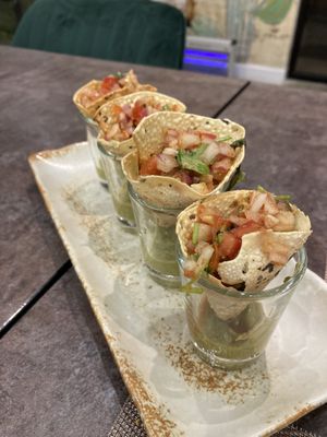 Masala poppadoms at Munch Box by Nidhi in Bangkok