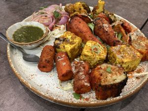 Tandoori platter at Munch Box by Nidhi in Bangkok