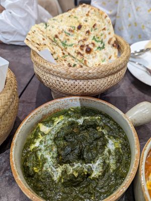Spinach curry at Munch Box by Nidhi in Bangkok