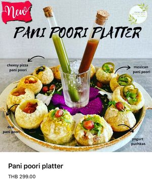 Pani Puri Platter   at Munch Box by Nidhi in Bangkok