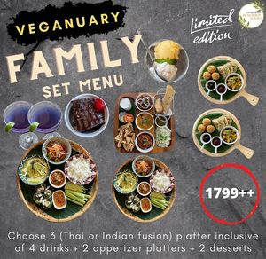 Menu for family   at Munch Box by Nidhi in Bangkok
