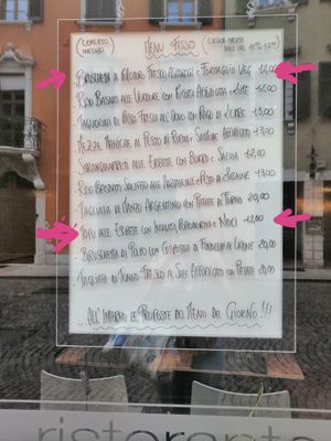 Menù fisso (2 opzioni vegan) at Caracolito in Trento