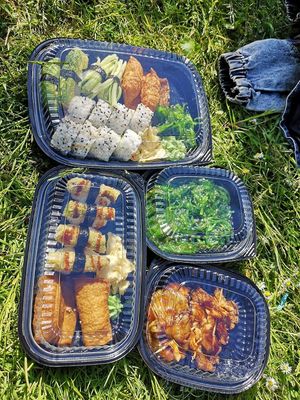 Take away at Smiling Sushi in Viborg