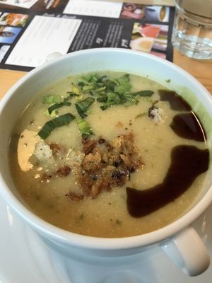 Leek potato soup   at Franz-Fischer-Hütte in Zederhaus