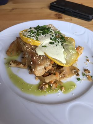 Seitan Zucchini gratin   at Franz-Fischer-Hütte in Zederhaus