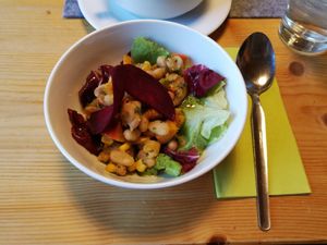 Saisonaler Salat at Franz-Fischer-Hütte in Zederhaus