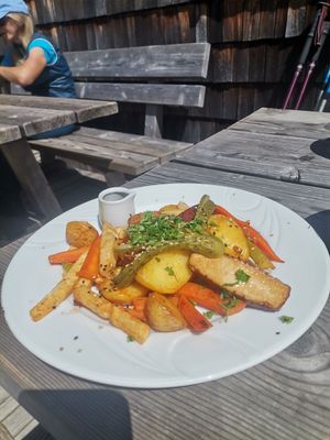 Verdure con tofu at Franz-Fischer-Hütte in Zederhaus